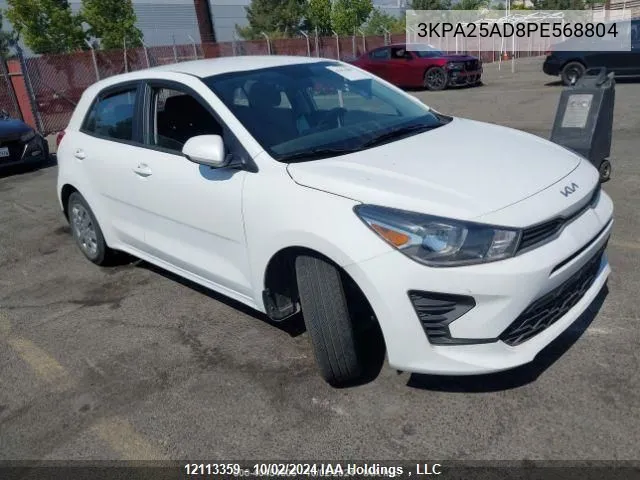 3KPA25AD8PE568804 2023 Kia Rio S