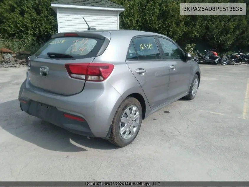 3KPA25AD8PE513835 2023 Kia Rio 5-Door