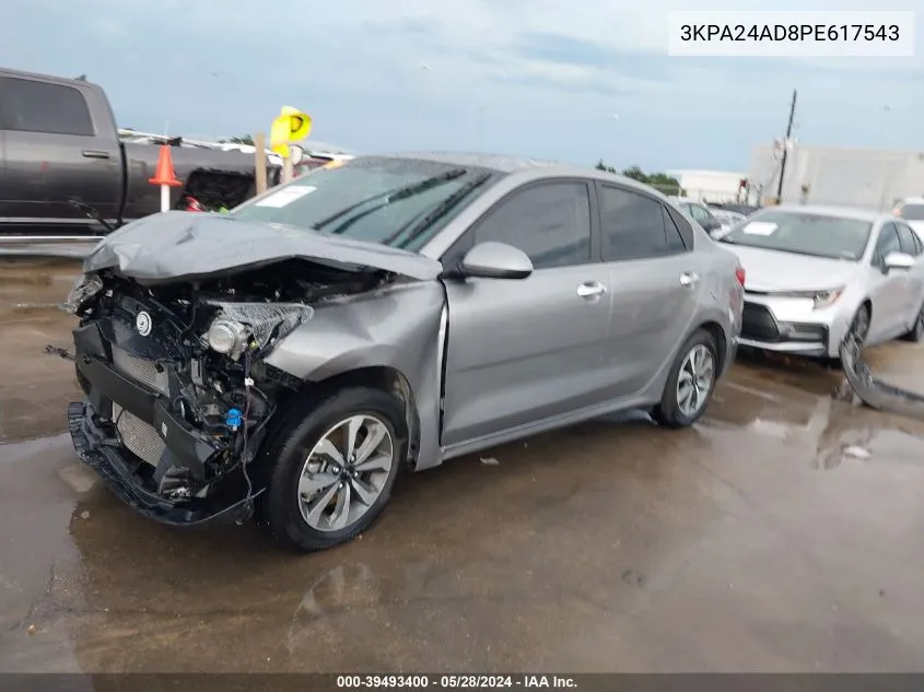 3KPA24AD8PE617543 2023 Kia Rio S