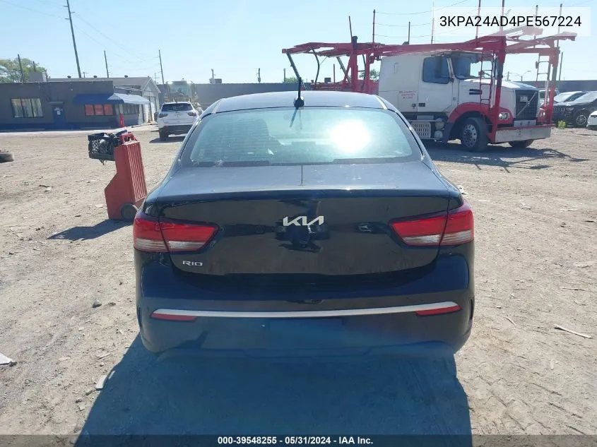 3KPA24AD4PE567224 2023 Kia Rio S