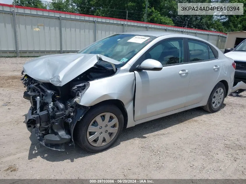 3KPA24AD4PE610394 2023 Kia Rio Lx