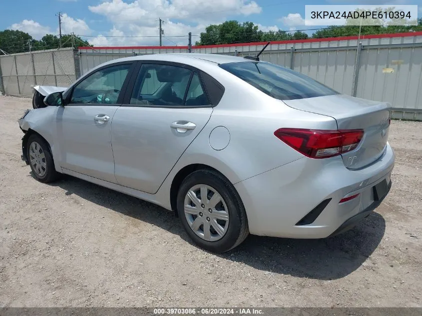 3KPA24AD4PE610394 2023 Kia Rio Lx