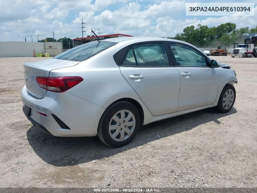 3KPA24AD4PE610394 2023 Kia Rio Lx