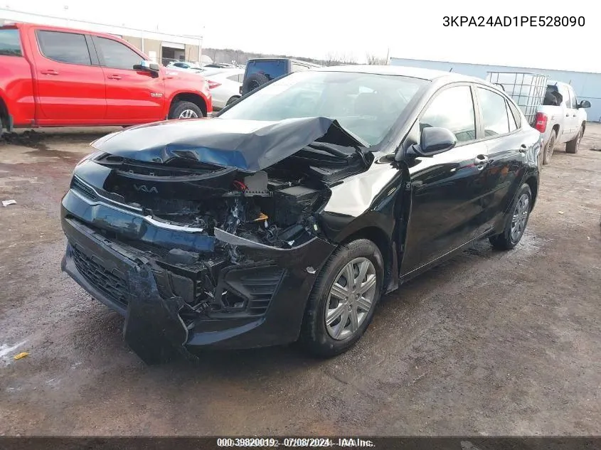 2023 Kia Rio Lx VIN: 3KPA24AD1PE528090 Lot: 39820019