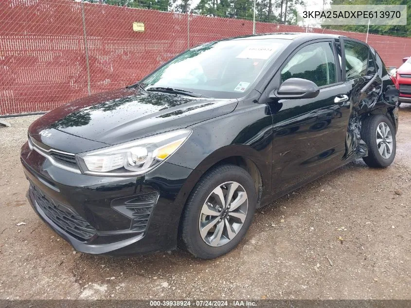 2023 Kia Rio 5-Door S VIN: 3KPA25ADXPE613970 Lot: 39938924