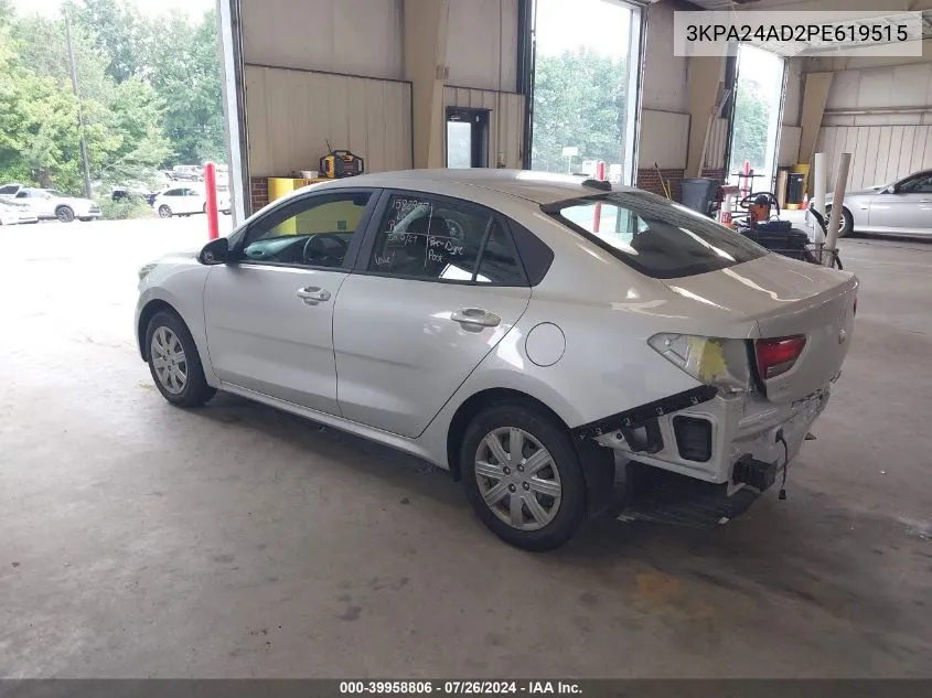 3KPA24AD2PE619515 2023 Kia Rio Lx