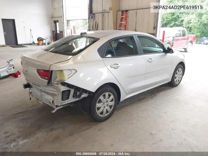 3KPA24AD2PE619515 2023 Kia Rio Lx