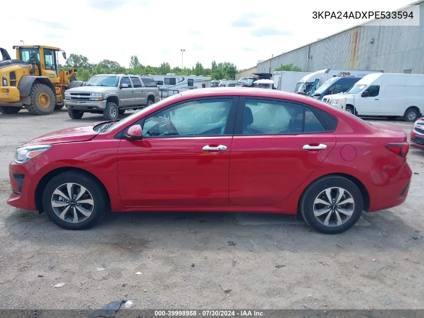 3KPA24ADXPE533594 2023 Kia Rio S