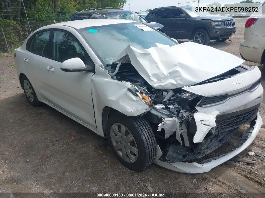 3KPA24ADXPE598252 2023 Kia Rio S