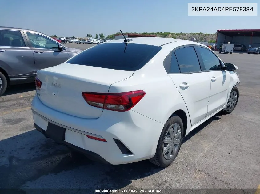 3KPA24AD4PE578384 2023 Kia Rio S