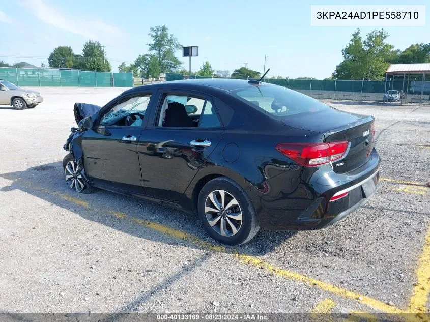 2023 Kia Rio S VIN: 3KPA24AD1PE558710 Lot: 40133169