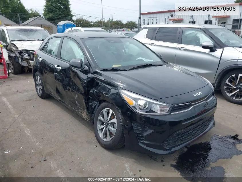 2023 Kia Rio 5-Door S VIN: 3KPA25AD3PE570508 Lot: 40254197