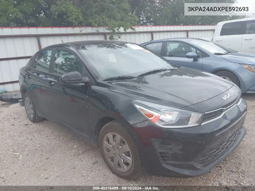 3KPA24ADXPE592693 2023 Kia Rio S