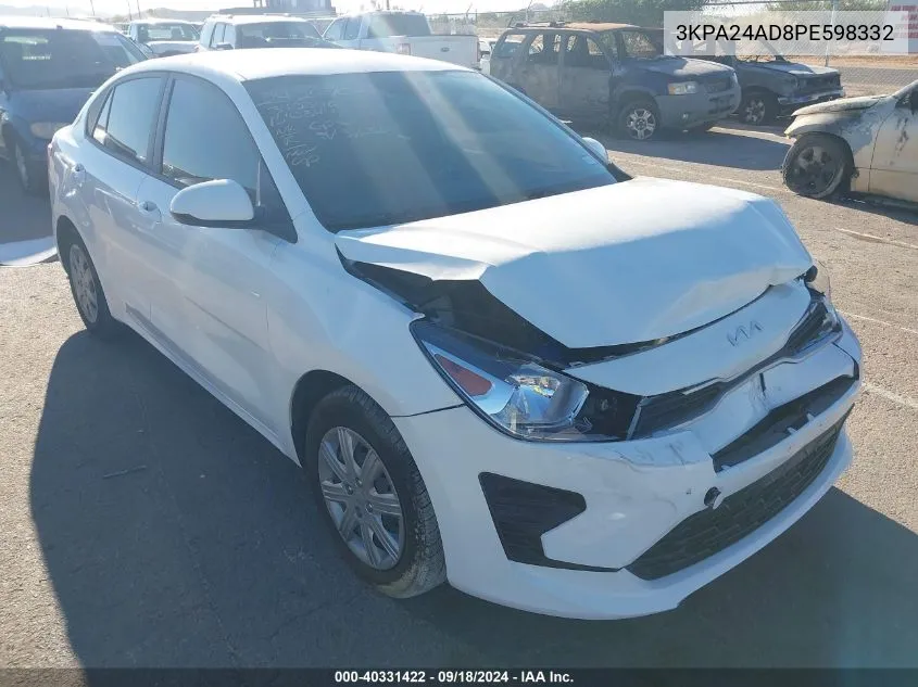 3KPA24AD8PE598332 2023 Kia Rio S