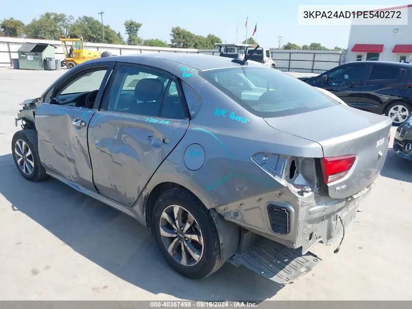 3KPA24AD1PE540272 2023 Kia Rio Lx/S