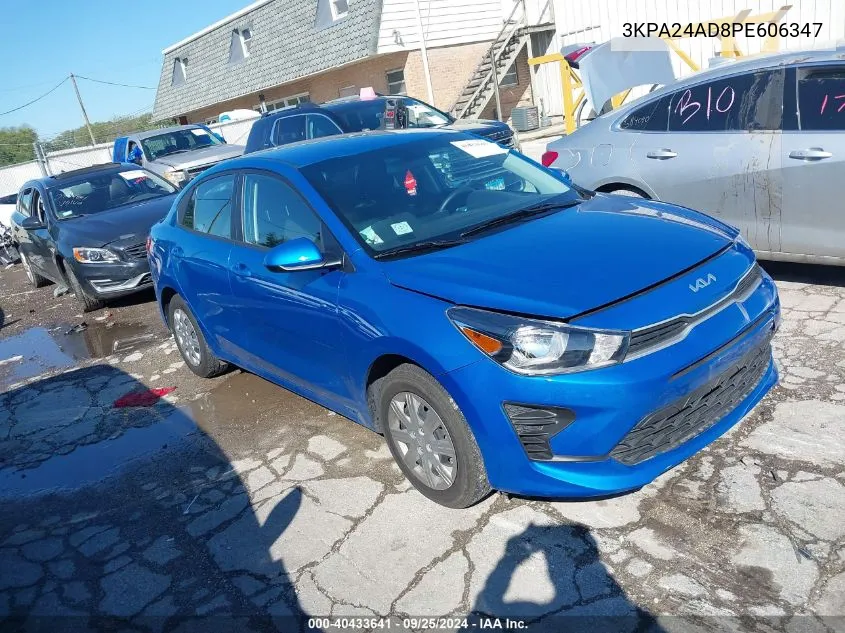 2023 Kia Rio S VIN: 3KPA24AD8PE606347 Lot: 40433641