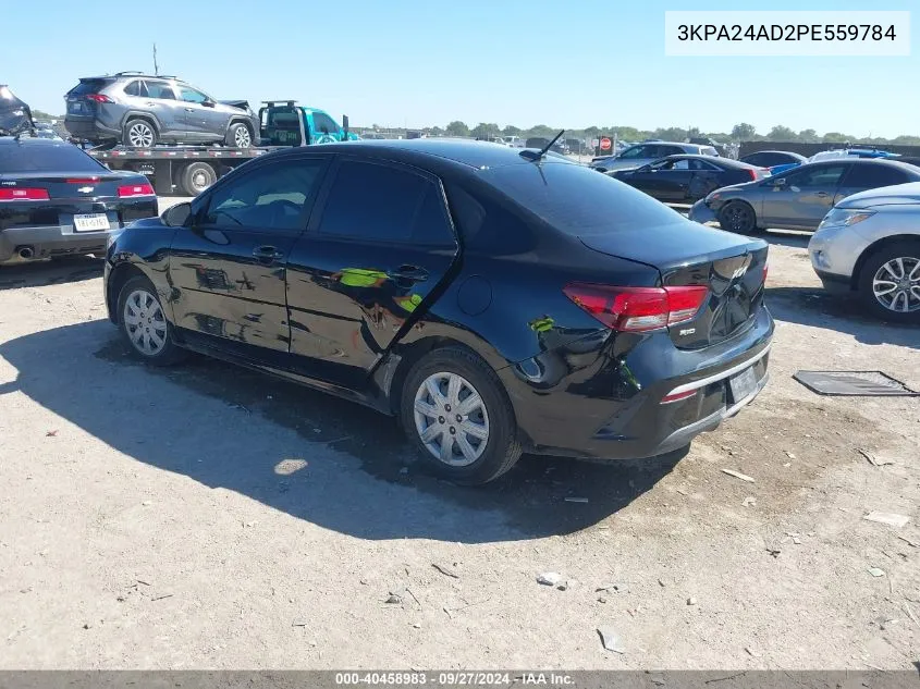 3KPA24AD2PE559784 2023 Kia Rio Lx