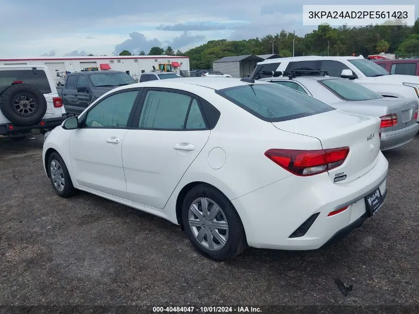 3KPA24AD2PE561423 2023 Kia Rio Lx/S