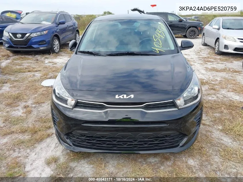 3KPA24AD6PE520759 2023 Kia Rio S