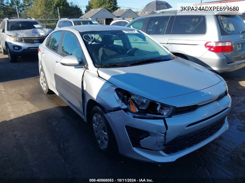 2023 Kia Rio Lx/S VIN: 3KPA24ADXPE699680 Lot: 40568053