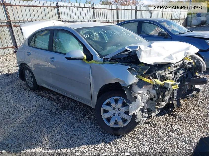 2023 Kia Rio Lx VIN: 3KPA24AD6PE613975 Lot: 40576937