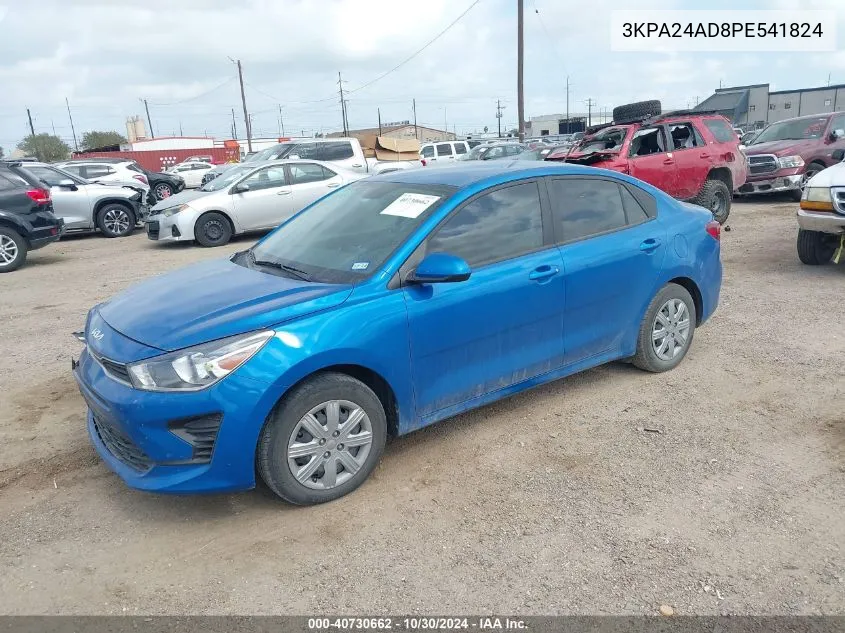 3KPA24AD8PE541824 2023 Kia Rio S