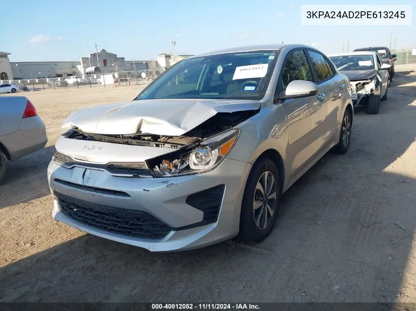 2023 Kia Rio S VIN: 3KPA24AD2PE613245 Lot: 40812052