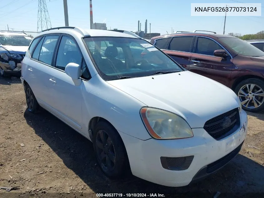 2007 Kia Rondo Lx V6 VIN: KNAFG526377073124 Lot: 40537719