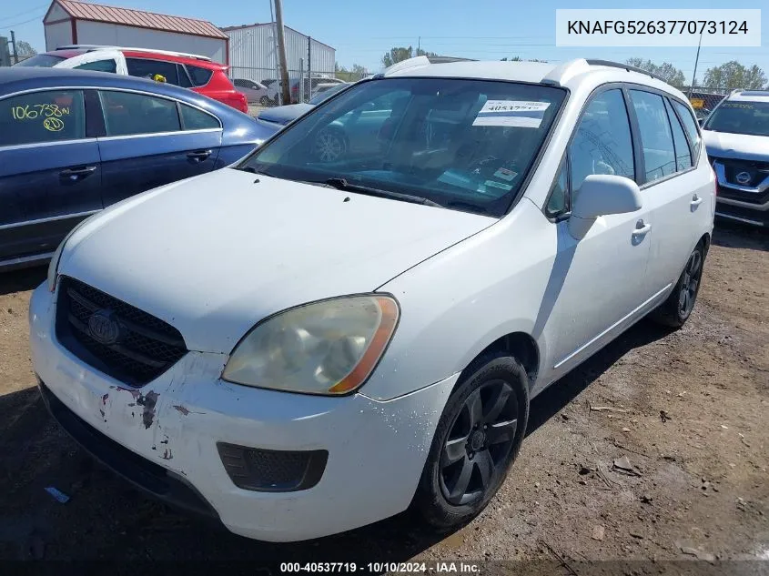 2007 Kia Rondo Lx V6 VIN: KNAFG526377073124 Lot: 40537719