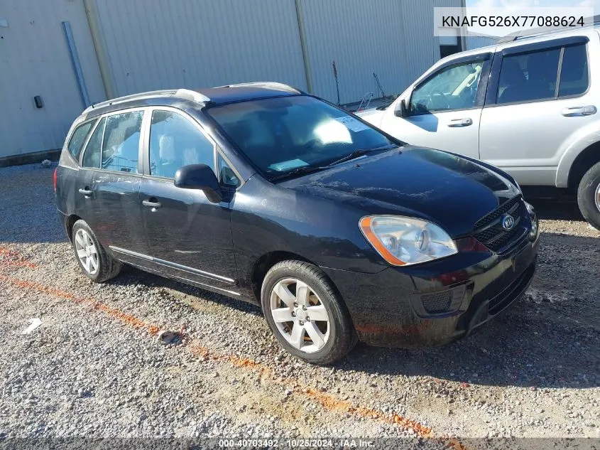 2007 Kia Rondo Lx V6 VIN: KNAFG526X77088624 Lot: 40703492