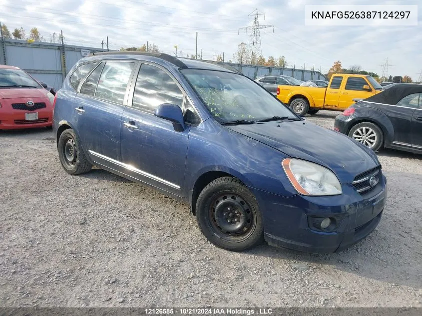 2008 Kia Rondo VIN: KNAFG526387124297 Lot: 12126585