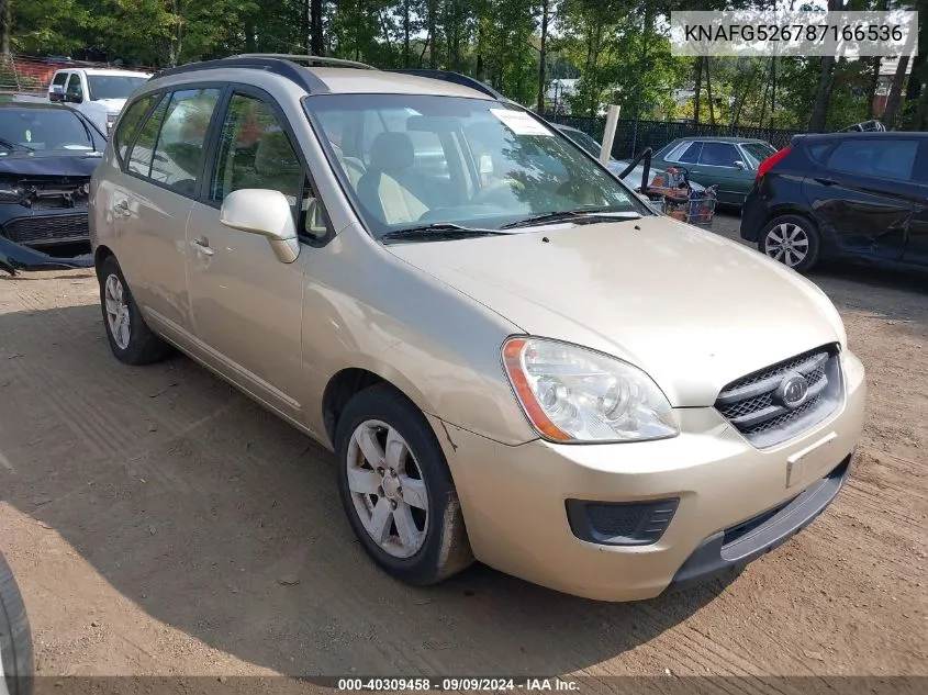 2008 Kia Rondo Lx V6 VIN: KNAFG526787166536 Lot: 40309458