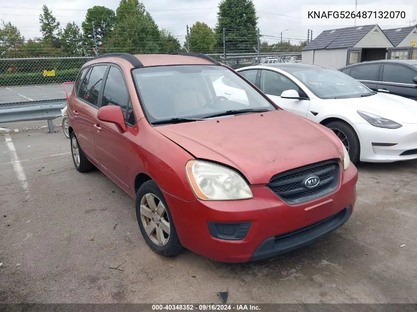 2008 Kia Rondo Lx V6 VIN: KNAFG526487132070 Lot: 40348352