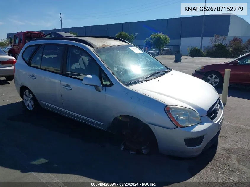 2008 Kia Rondo Lx V6 VIN: KNAFG526787152779 Lot: 40426394