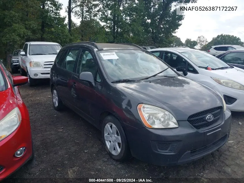 2008 Kia Rondo Lx V6 VIN: KNAFG526387172267 Lot: 40441508