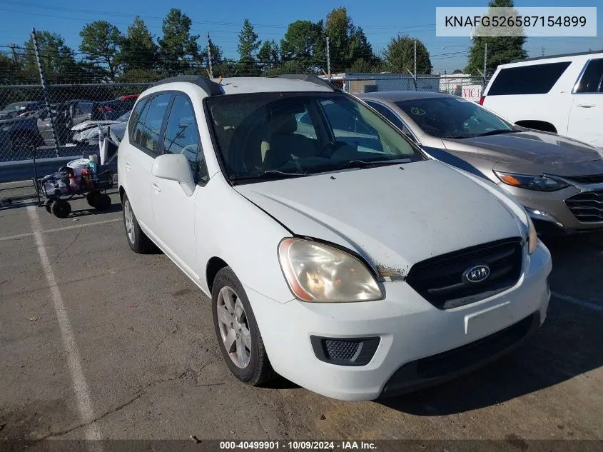 2008 Kia Rondo Lx V6 VIN: KNAFG526587154899 Lot: 40499901