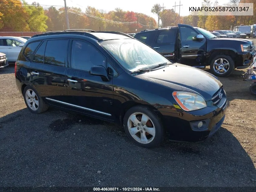 2008 Kia Rondo Ex V6 VIN: KNAFG526587201347 Lot: 40638071