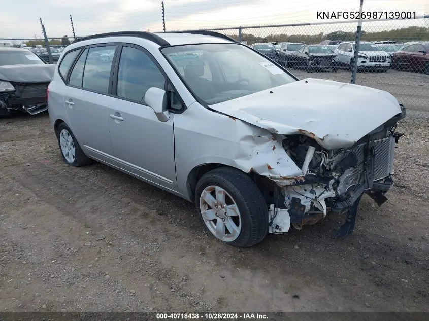 2008 Kia Rondo Lx V6 VIN: KNAFG526987139001 Lot: 40718438