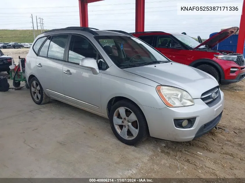 2008 Kia Rondo Ex VIN: KNAFG525387171336 Lot: 40806214