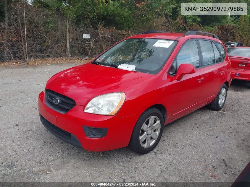 2009 Kia Rondo Lx VIN: KNAFG529097279885 Lot: 40404247