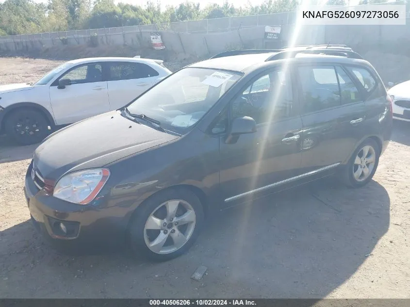 2009 Kia Rondo Ex V6 VIN: KNAFG526097273056 Lot: 40506206