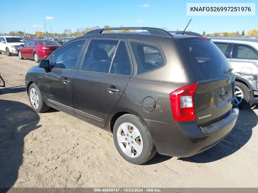 2009 Kia Rondo Lx V6 VIN: KNAFG526997251976 Lot: 40689747