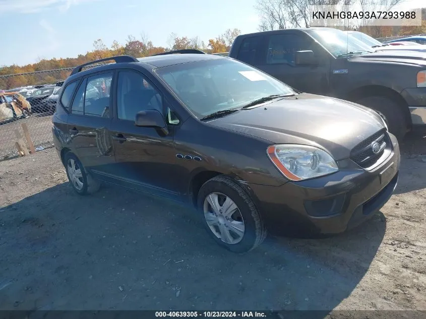 2010 Kia Rondo Lx VIN: KNAHG8A93A7293988 Lot: 40639305