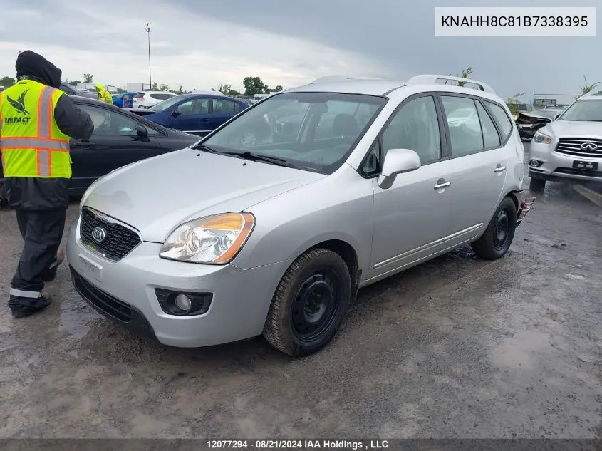 2011 Kia Rondo VIN: KNAHH8C81B7338395 Lot: 12077294