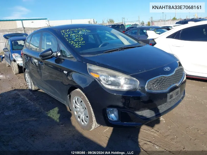 2014 Kia Rondo VIN: KNAHT8A33E7068161 Lot: 12108385