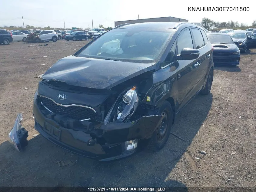 2014 Kia Rondo VIN: KNAHU8A30E7041500 Lot: 12123721