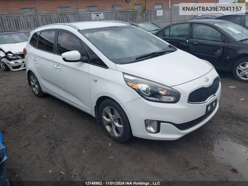 2014 Kia Rondo VIN: KNAHT8A39E7041157 Lot: 12145902