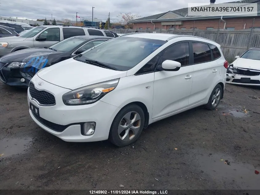 2014 Kia Rondo VIN: KNAHT8A39E7041157 Lot: 12145902