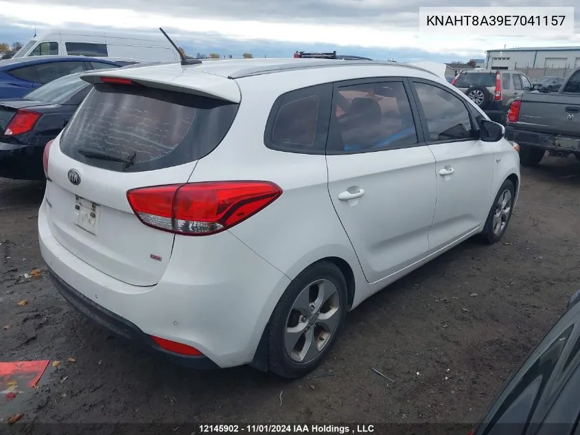 2014 Kia Rondo VIN: KNAHT8A39E7041157 Lot: 12145902