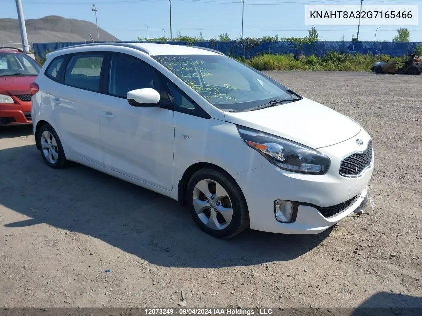 2016 Kia Rondo VIN: KNAHT8A32G7165466 Lot: 12073249